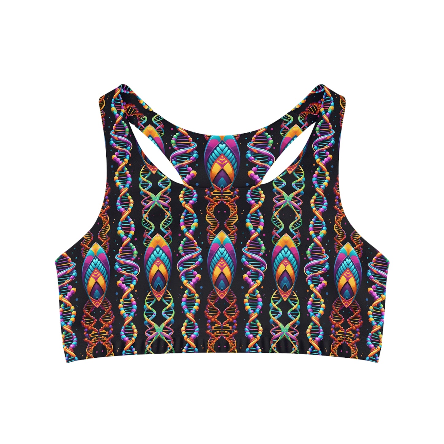 Trippy DNA Sports Bra