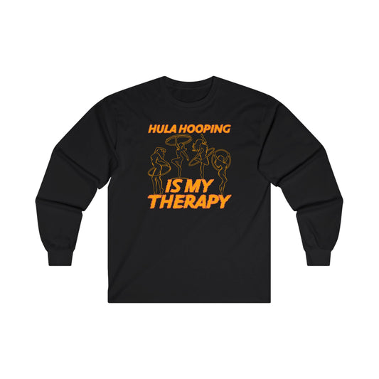 Hula Hooping Is My Therapy Long Sleeve Tee