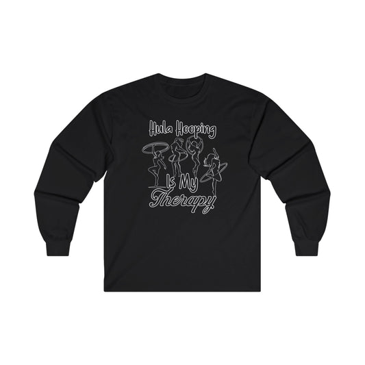 Hula Hooping Is My Therapy Long Sleeve Tee