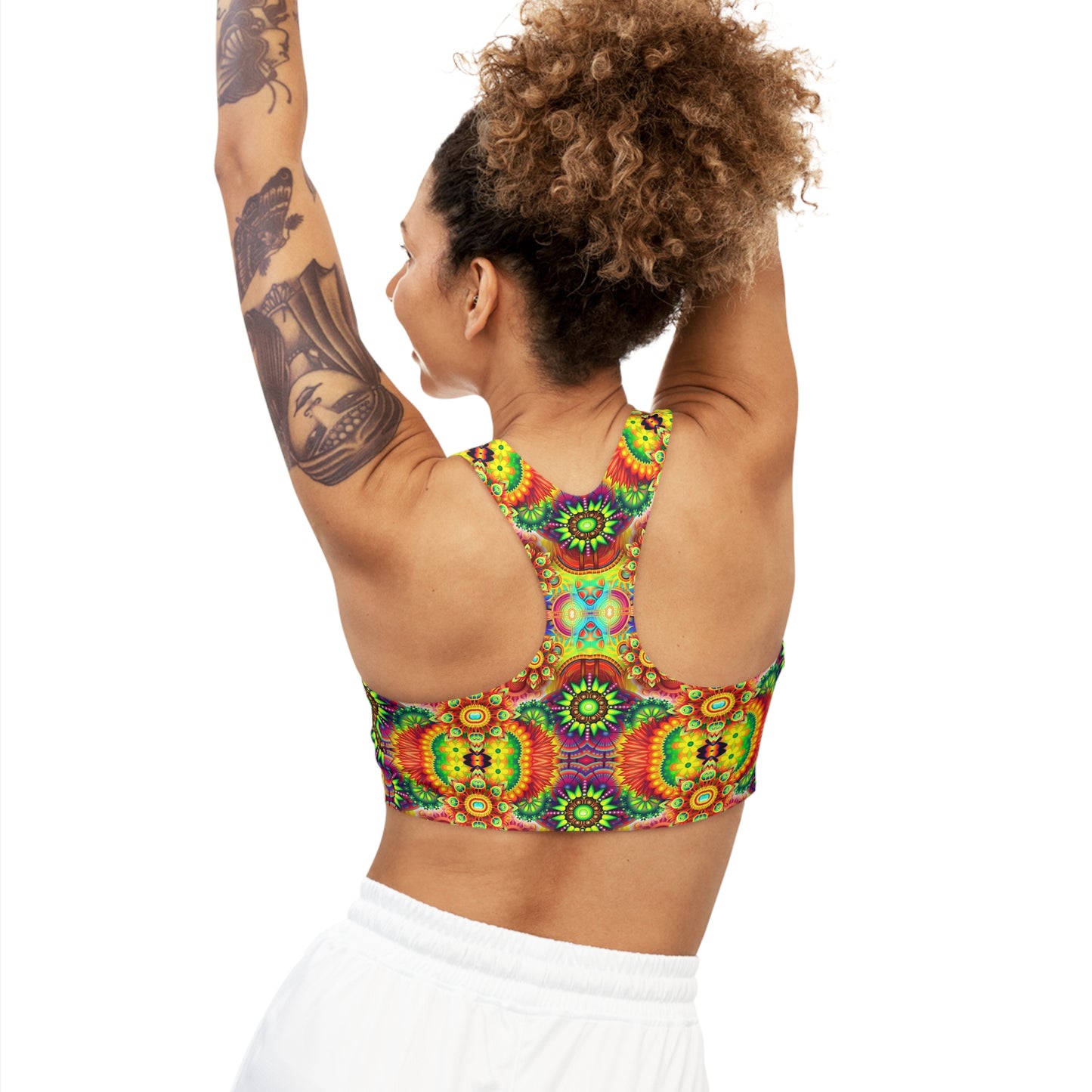 Flower Garden Sports Bra