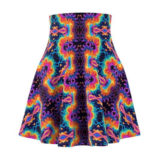 Psychedelic Water Skater Skirt