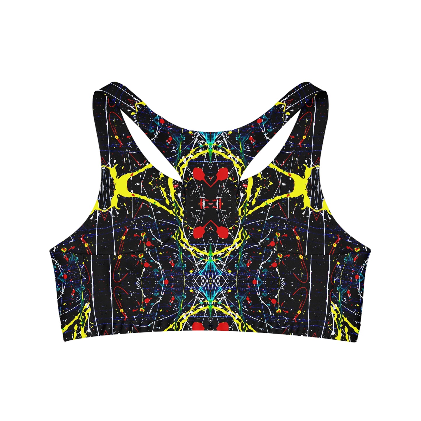 Paint Splatter Sports Bra