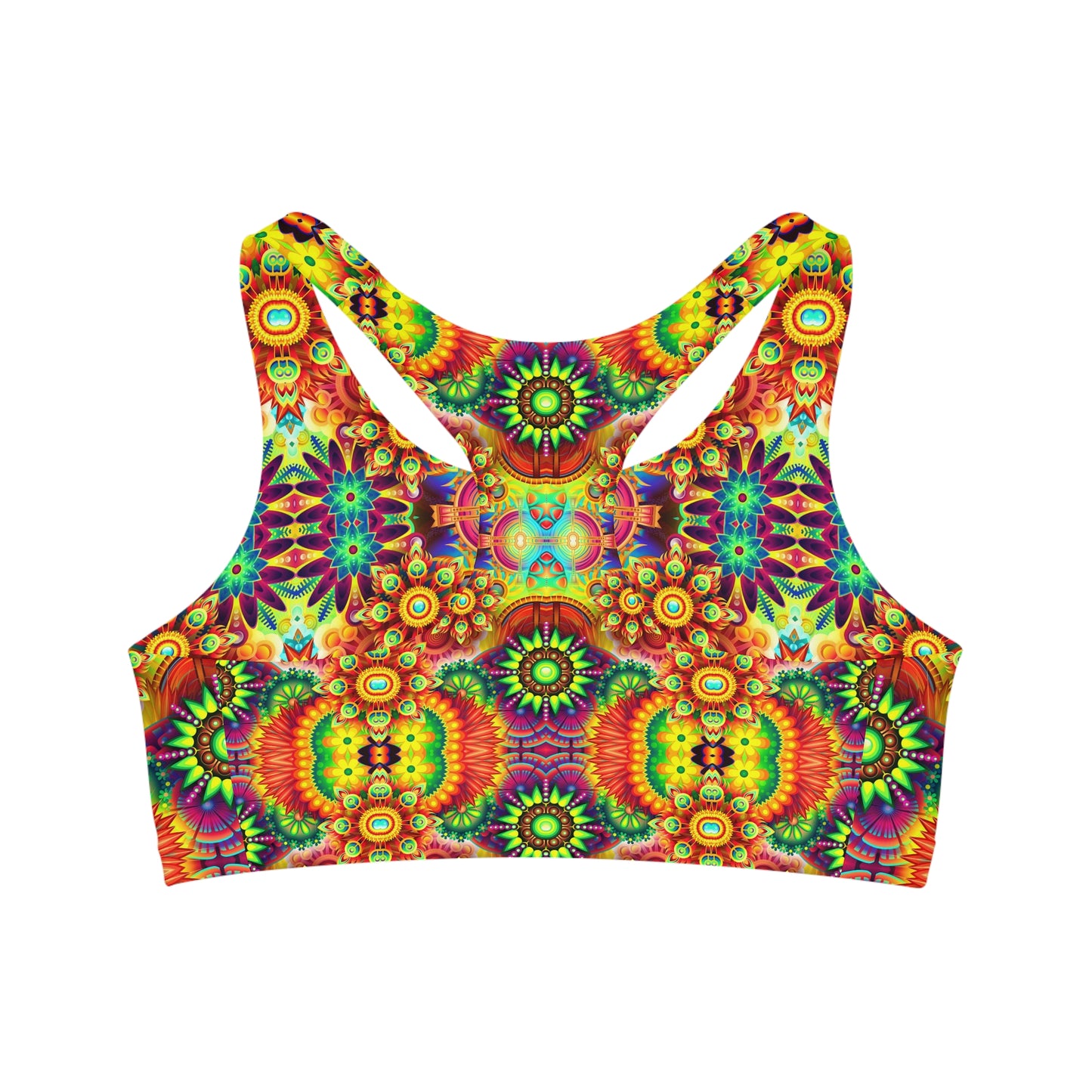 Flower Garden Sports Bra