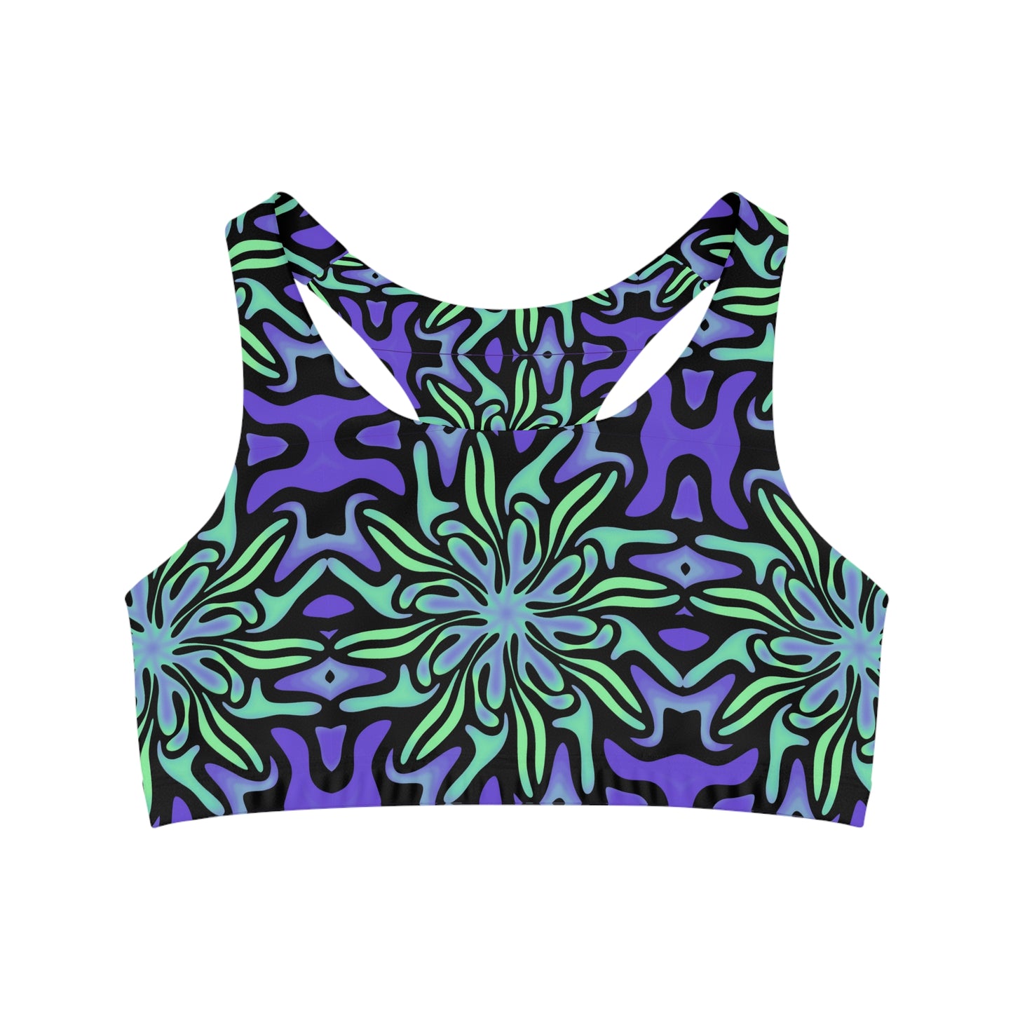 Wonky Waves Sports Bra