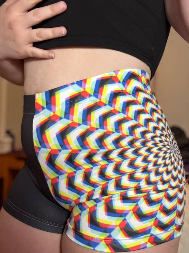 Split Glitch Trip Shorts
