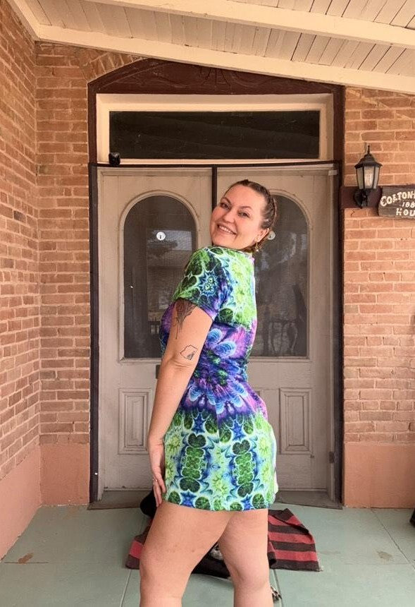 Plasma Daisy T-Shirt Dress