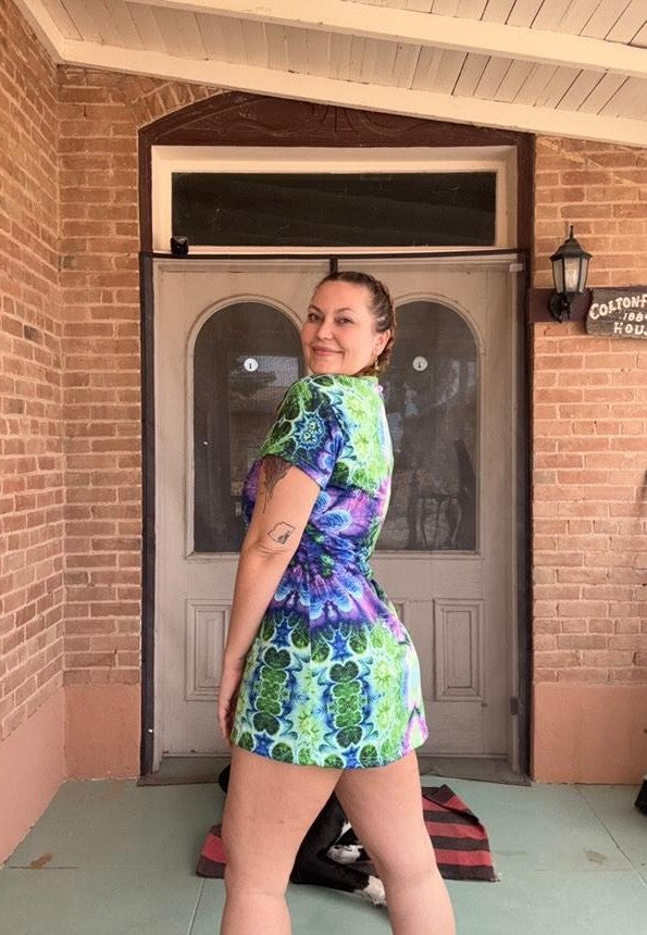 Plasma Daisy T-Shirt Dress