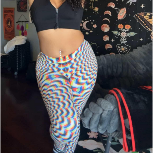 Glitch Trip Leggings