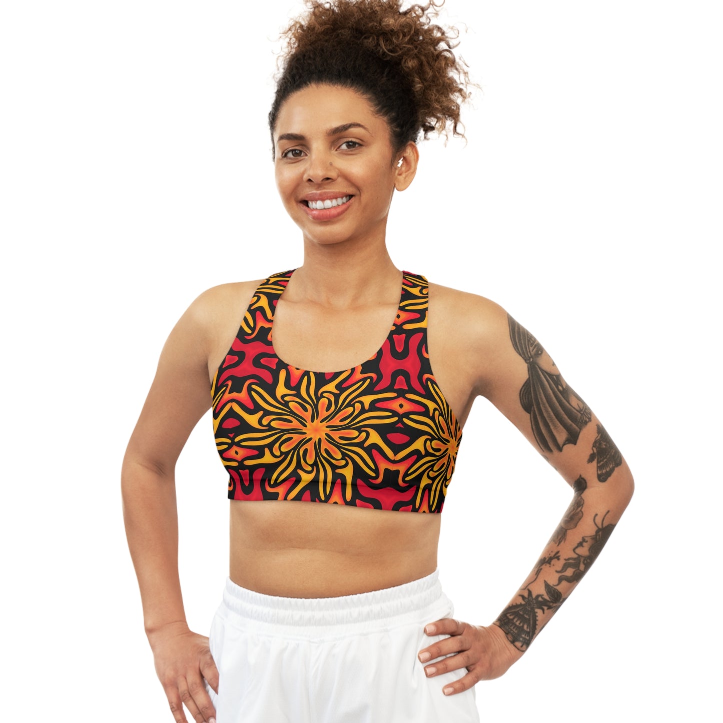 Wonky Waves Sports Bra