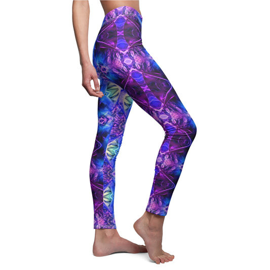 Blue Crystal Leggings