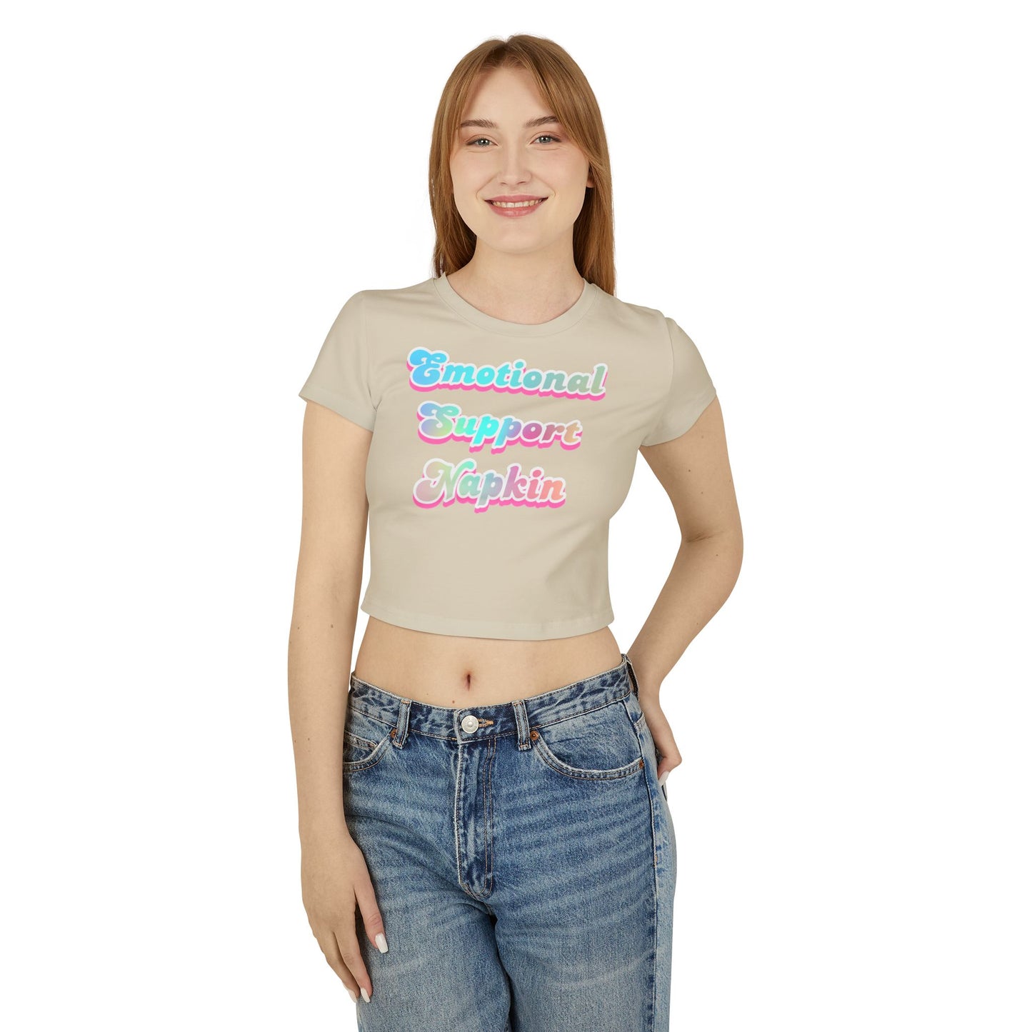 Emotional Support Napkin Crop Top