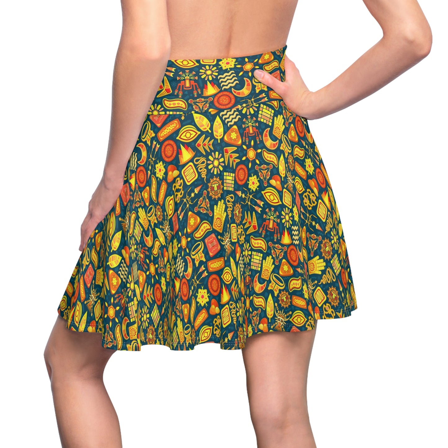 Sun & Moon Skater Skirt