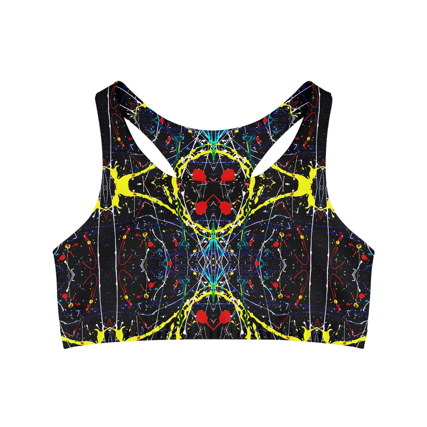 Paint Splatter Sports Bra