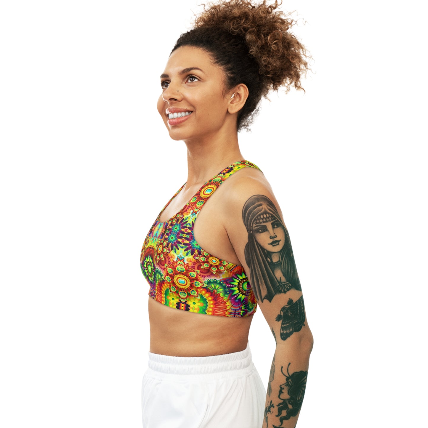 Flower Garden Sports Bra