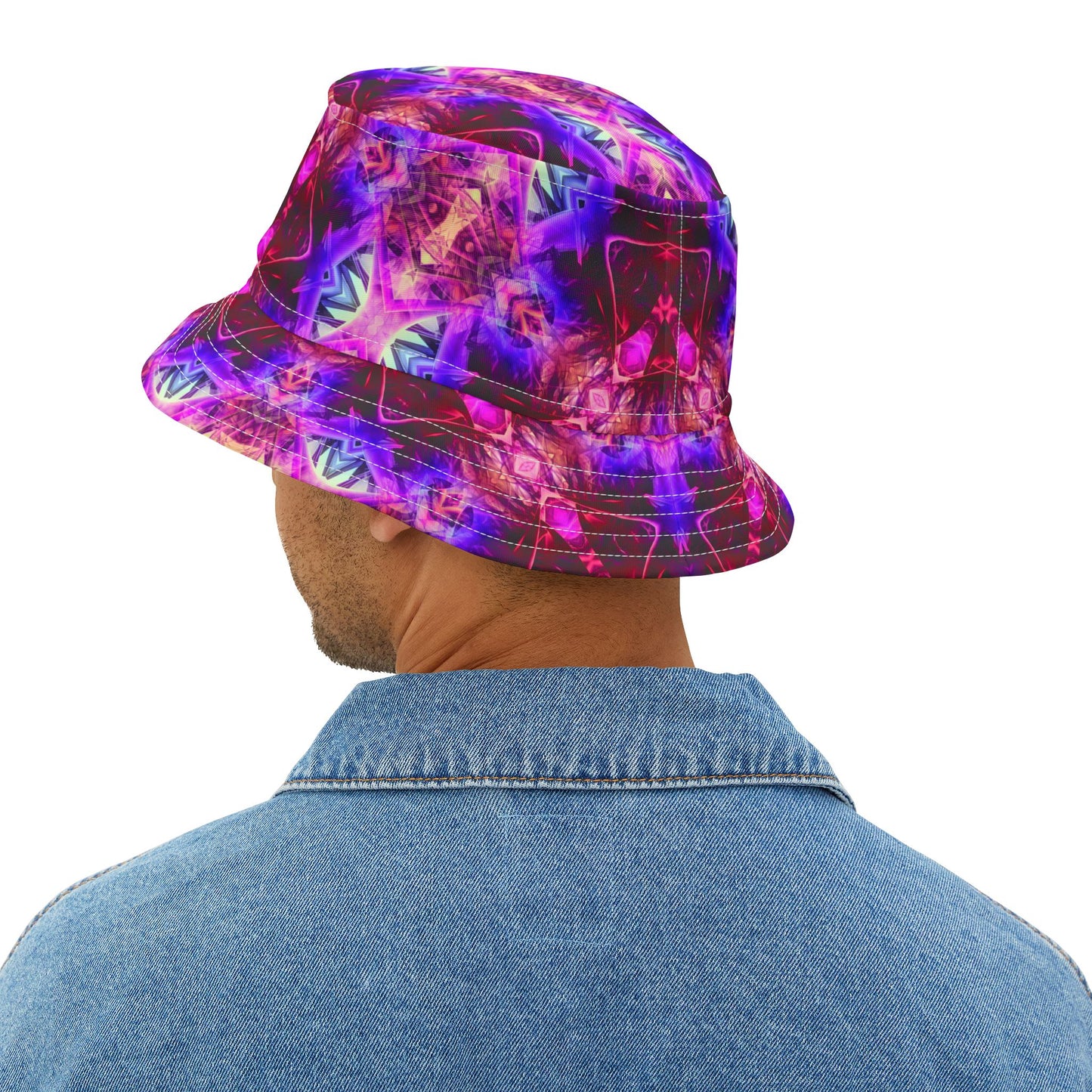 Purple Crystal Bucket Hat