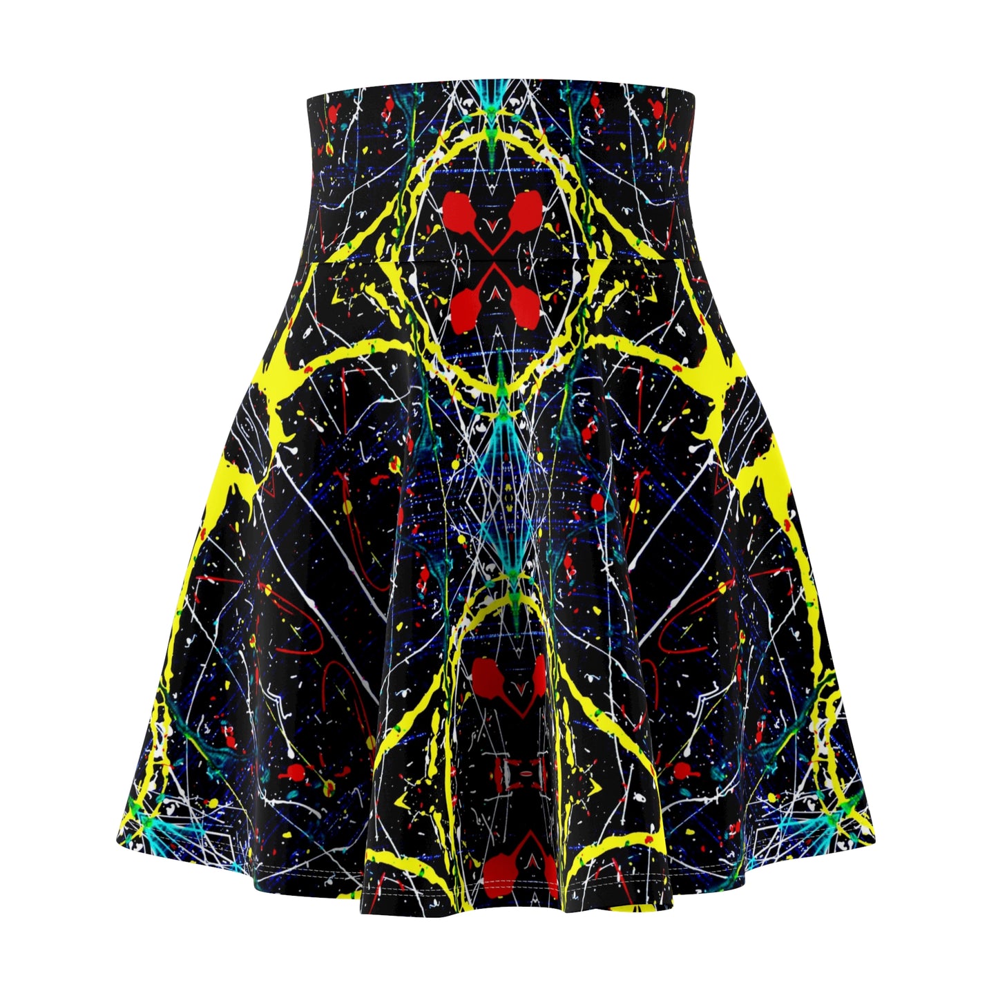 Paint Splatter Skater Skirt