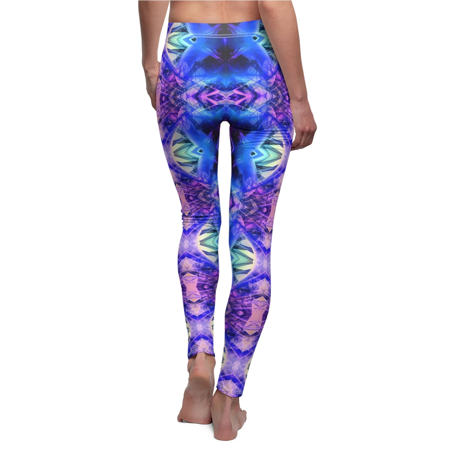 Blue Crystal Leggings