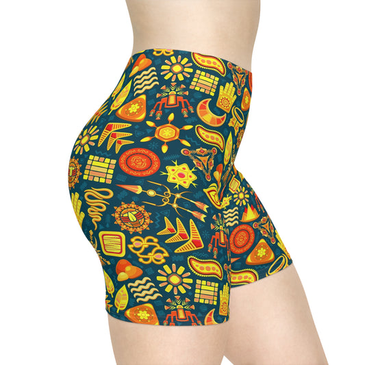 Sun & Moon Biker Shorts