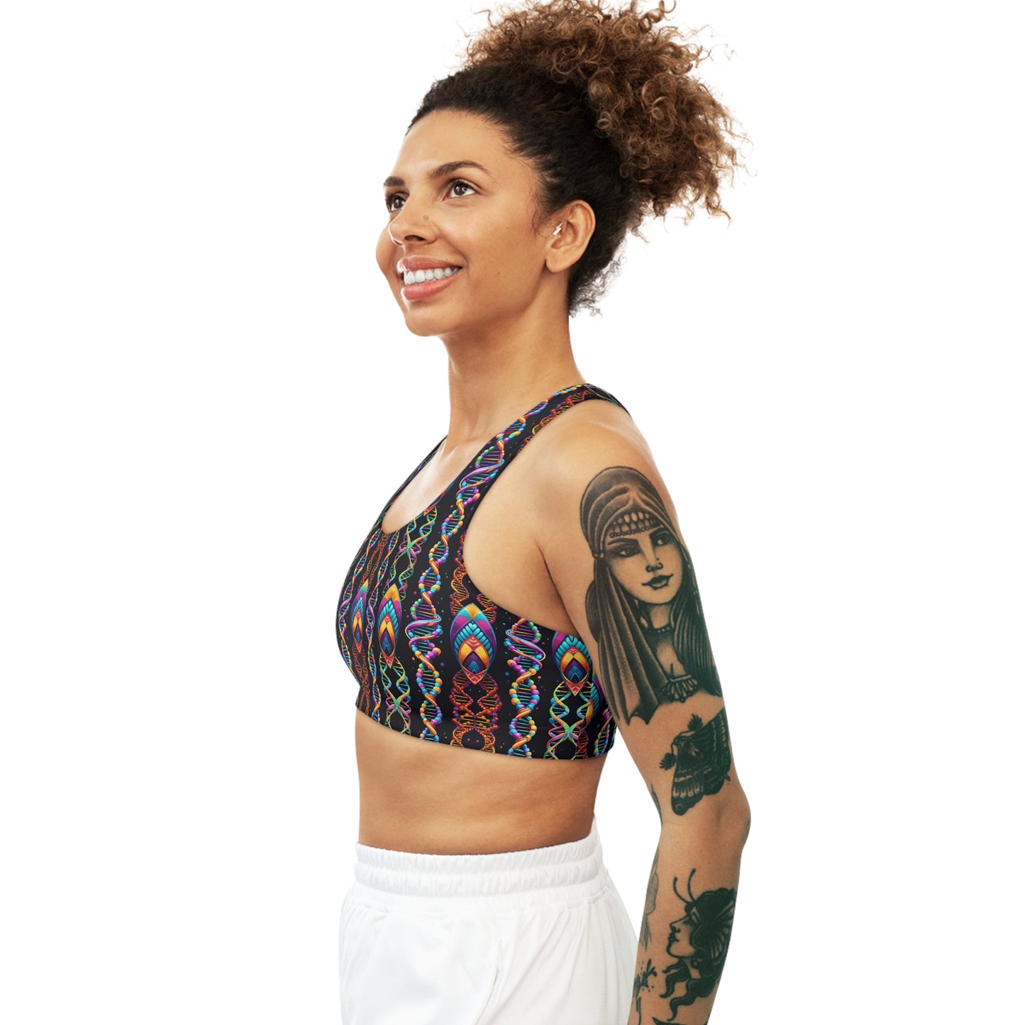 Trippy DNA Sports Bra