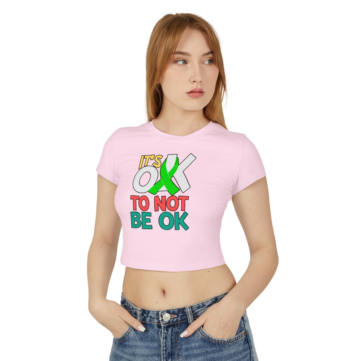 It's Okay To Not Be Okay Crop Top