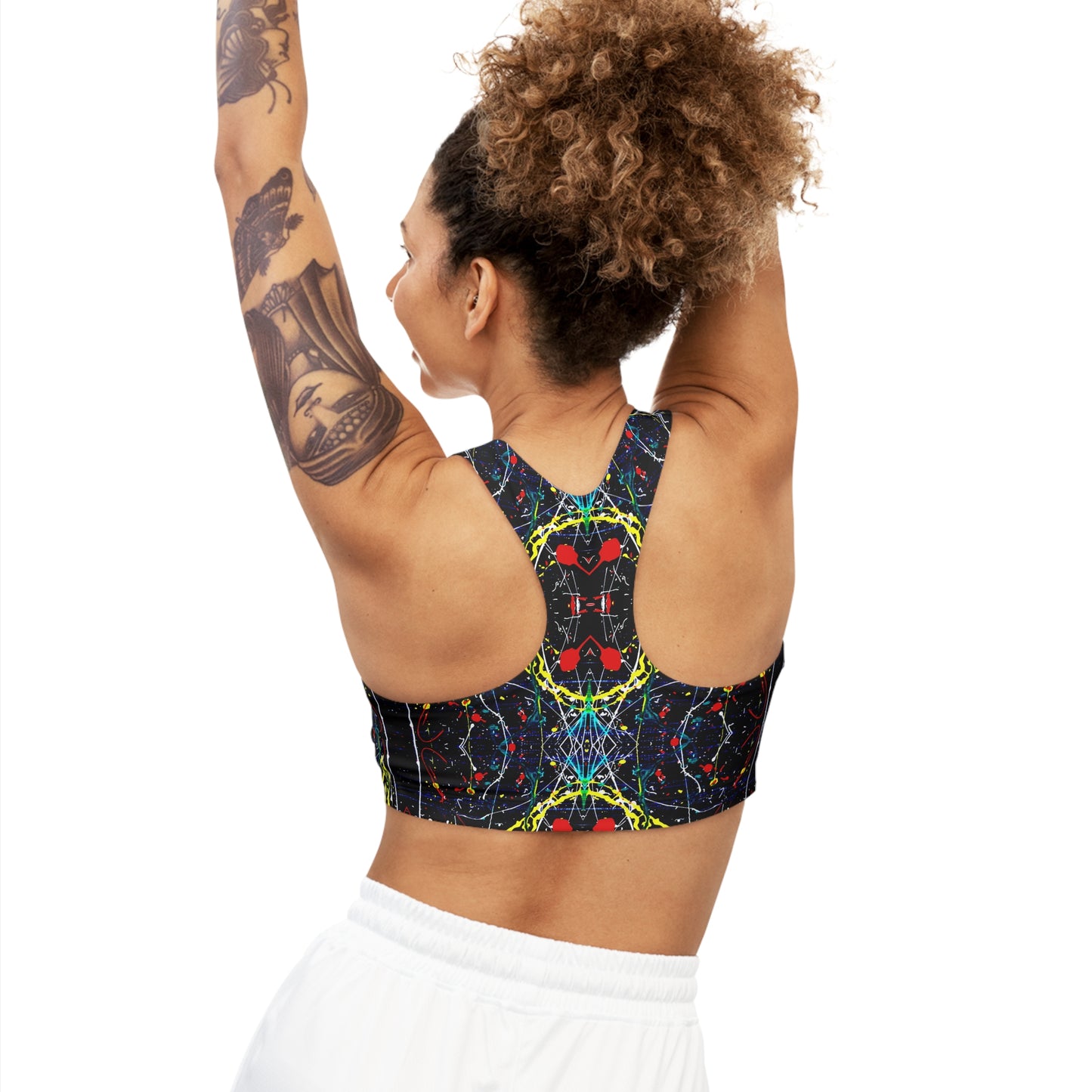 Paint Splatter Sports Bra