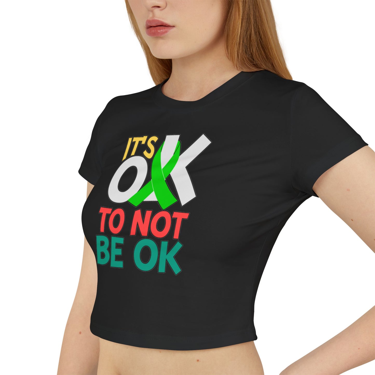 It's Okay To Not Be Okay Crop Top