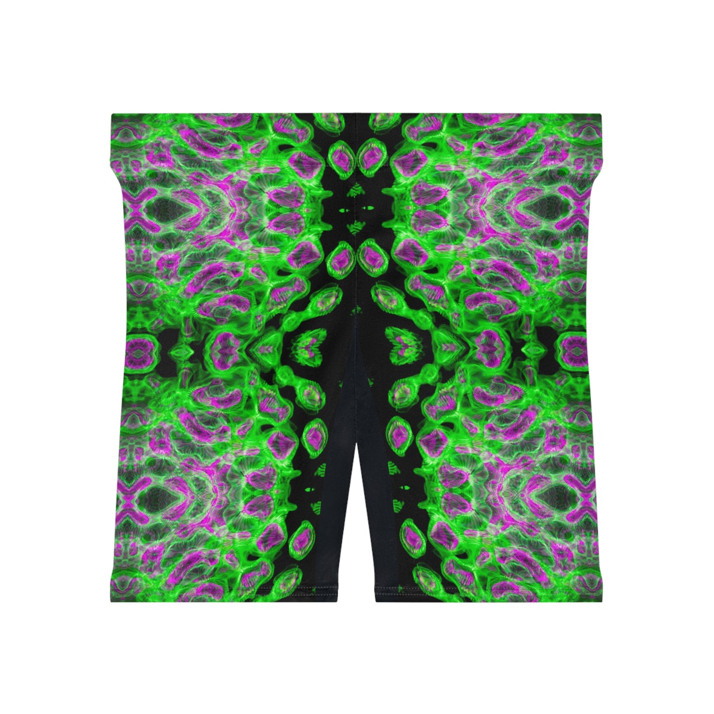 Trippy Fractal Biker Shorts