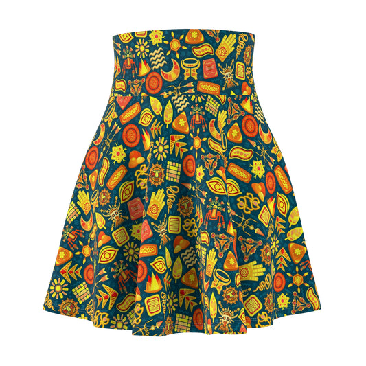 Sun & Moon Skater Skirt