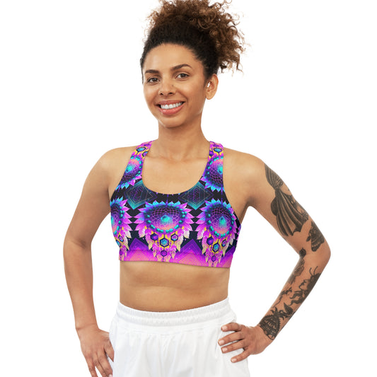 Feather Dreamcatcher Sports Bra