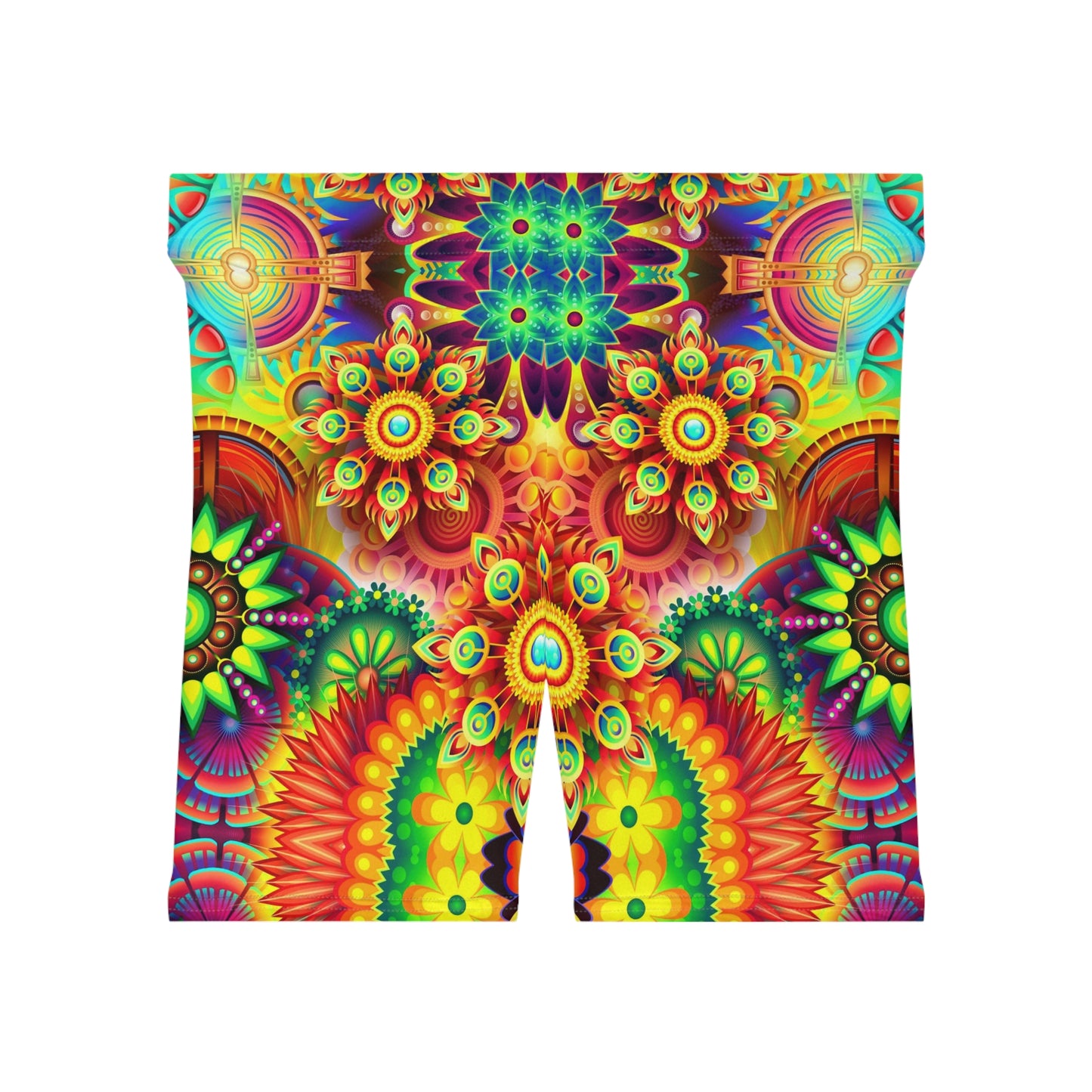 Flower Garden Biker Shorts